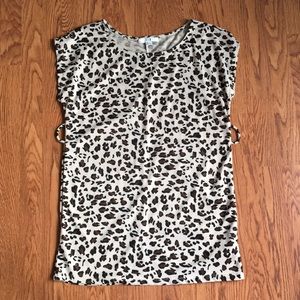 Leopard Tunic Top